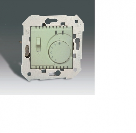 Simon 82504-34 Регулятор для тёплого пола с датчиком температуры, S82,82N, шампань