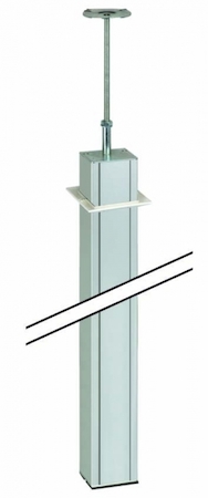 Simon ALK1100-8 Колонна 1-сторонняя, К45, с телескопическим упором, 70х60 мм, 3м, SC, алюминий