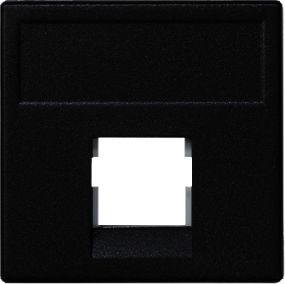 K076-14 Адаптер на 1 конектор RJ45 SimonConnect, AMP(S110,SL110,SLt),Brand-Rex,RIT, 45х45мм, графит