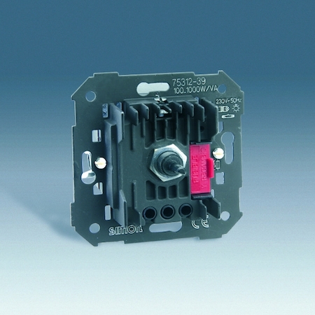 75312-39 Simon Мех Светорегулятор поворотный 100-1000W