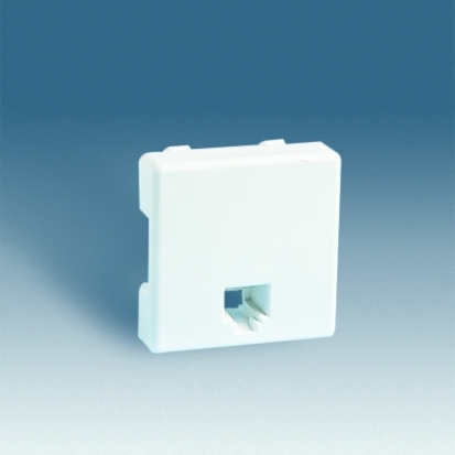 Simon 27481-32 Розетка телефонная RJ-12, S27, сл.кость