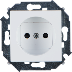 1591431-030 Simon 15 Белый Розетка 2P, 16А, 250В, винт.заж.