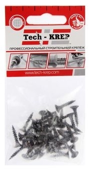 Tech-KREP 102377 Саморез ШСГМ 3,5х19 (40 шт) - пакет Tech-Krep
