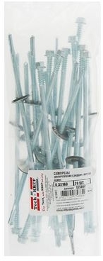 Tech-KREP 135064 Саморезы для крепления "Сэндвич" - панелей 6,3х160 оцинк  (20 шт.)