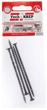 Tech-KREP 103876 Саморез ШСГД 4,8х100 (4 шт) - пакет Tech-Krep