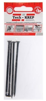 Tech-KREP 117920 Саморез ШСГМ 4,8х100 (4 шт) - пакет Tech-Krep