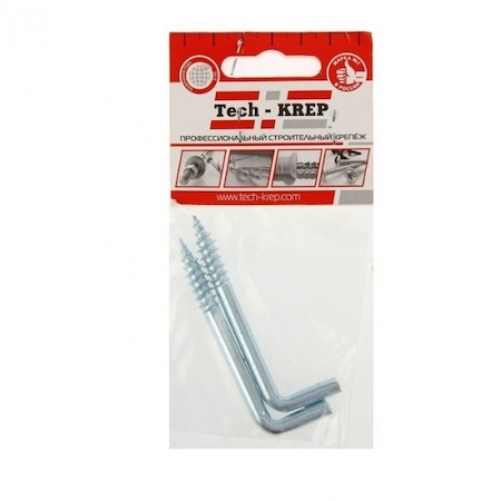 Tech-KREP 103891 Шуруп-костыль 6,0х75 (2 шт) - пакет Tech-Krep