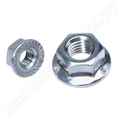Tech-KREP 928649 Гайка шестигранная с фланцем (DIN 6923) М10