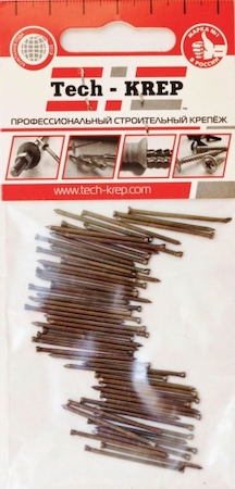 Tech-KREP 104917 Гвоздь финишный бронзовый 1,4х45 (40 шт) - пакет Tech-Krep