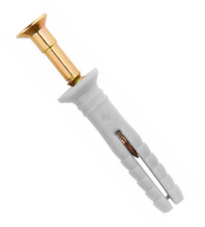 Tech-KREP 112712 Дюбель-гвоздь 6х60 пот. манжета (полипропилен) (40 шт) - коробка с ок Tech-Krep