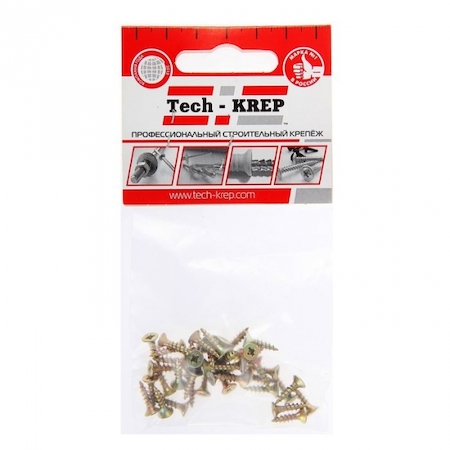 Tech-KREP 102466 Саморез ШУж 2,5х10 пот. гол. (25 шт) - пакет Tech-Krep