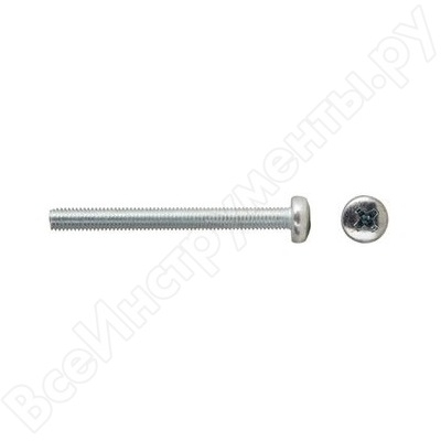 Tech-KREP 133518 Винт DIN7985 с полукруглой головкой оцинк. M3х6 (шт.) - накл. Tech-Krep