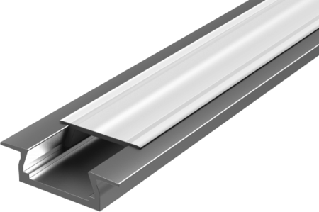VARTON V4-R0-70.0001.KIT-0202 Алюминиевый профиль для LED ленты с рассеивателем встраиваемый 2000мм посадочное место 10мм