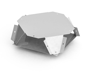 VARTON V4-R0-00.0012.MR0-0001 Соединитель X-образный с набором креплений для светильников серии МАРКЕТ