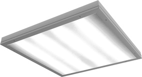 VARTON V1-C0-00080-20G06-5405465 Светодиодный светильник "ВАРТОН" медицинский накладной 595*595*55мм с защитным силикатным стеклом 54ВТ 6500К класс защиты IP54