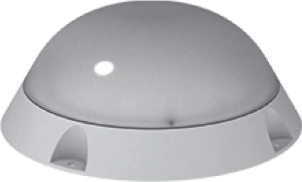 VARTON V1-U0-00005-21S00-6501040 Светодиодный светильник "ВАРТОН" ЖКХ круг IP65 185*70 мм антивандальный 10 ВТ (диод 0,1Вт) 4000К с микроволновым датчиком 1/10
