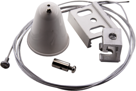 VARTON V4-R4-05.0006.TRK-0003 Комплект подвеса с тросом 5м черный (1 трос и комплект креплений)