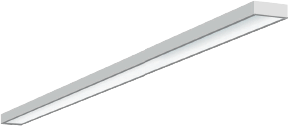 VARTON V1-A0-00220-20D00-2001840 Светильник LED "ВАРТОН" офис накл 1195*100*50мм 18 ВТ 4000К диммируемый (Протокол 1-10)