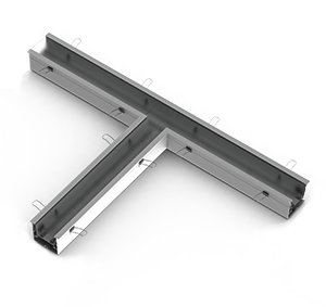 VARTON V4-R0-70.0011.GL0-0002 Соединитель Т-образный с набором креплений для светильников серии G-Лайн 692*586*80 18Вт 3000К