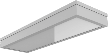 VARTON V1-C0-00180-20000-5401840 Светильник LED "ВАРТОН" медицинский накладной 595*180*55 мм с рассеивателем опал 18 ВТ 4000К класс защиты IP54