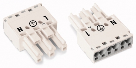 Wago 770-223 Гнездо без фиксиующей скобы 3-конт.