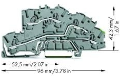 Wago 2003-7645 Многоуровневая клемма для установки