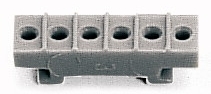 Wago 209-116 6-местный прозрачный держатель марки