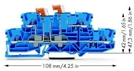 Wago 2002-2954 С боковой маркировкой