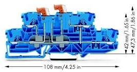 Wago 2002-2959 С боковой маркировкой