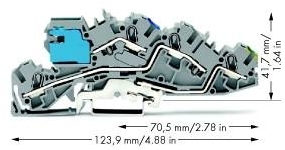 Wago 2005-7641 Многоуровневая клемма для установки