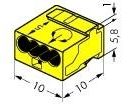 Wago 243-504 Клемма МИКРО;4-проводная;желтый; D 0