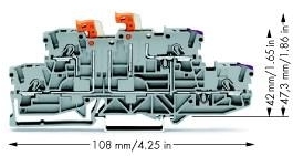Wago 2002-2958 С боковой маркировкой
