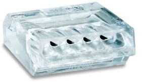 Wago 273-255 DOSENKL.TRANSPARENT 5 X 1,0-2,5QMM