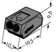 Wago 273-112 Соединитель с плоскопружинным зажим.