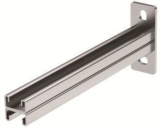 ДКС IBBD2140C Консоль двойная, 41х21 мм, осн. 400, INOX 304