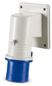 ДКС DIS2421693 Вилка панельная с наклоном IP44 16А 2P+E 250В