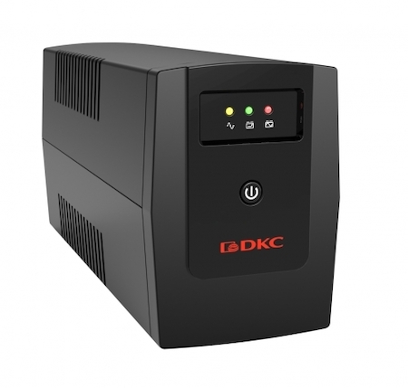 ДКС INFO600S Линейно-интерактивный ИБП, Info, 600VA/360W, 2xSchuko, 1x7Aч