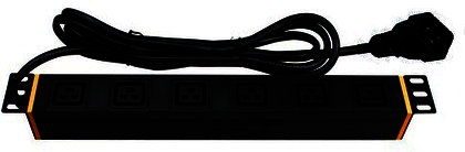 ДКС R519C146 БРП 19" 16A Вых:6 ХC19, Вх. разъём C20х2м