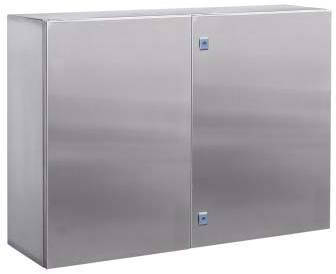 ДКС R5CEF10132 Навесной шкаф CE из нержавеющей стали (AISI 316), двухдверный, 1000 x 1000 x 300мм, с фланцем