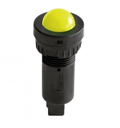 ДКС ASF0S23RGB24 Индикатор сферический, винт. подкл., уст.размер 22/30, круг., крас./зел./жёлт./син./фиол./гол./бел., 24В,