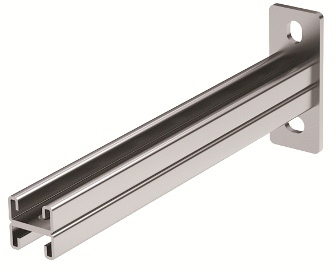 ДКС IBBD2145C Консоль двойная, 41х21 мм, осн. 450, INOX 304