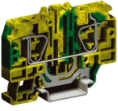 ДКС ZHT330-RET HTE.10(Ex), зажим для заземления, 10 кв.мм желто-зеленый