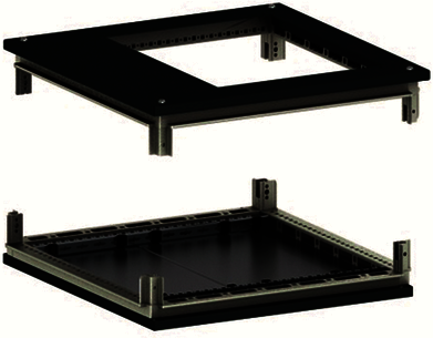 ДКС R5KTB66FIT Крыша с фланцем и основание для IT корпусов CQE 600 x 600 RAL7011