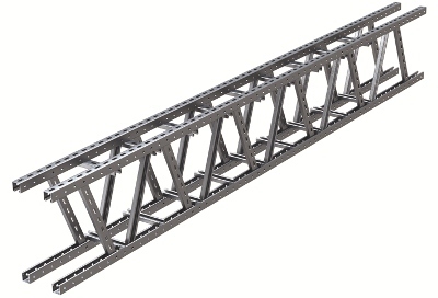 ДКС BTL2040HDZ Боковая часть опорной конструкции (опоры эстакады) 3950мм, горячеоцинкованная