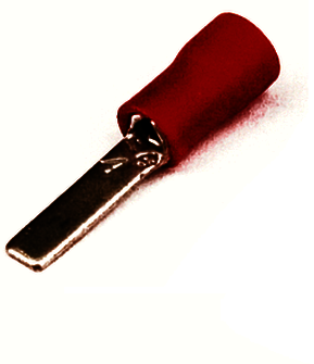 ДКС 2A11LP Наконечник штыревой плоский с изолир.фланцем 0,25-1,5 кв.мм 2,5х17 мм (НШПИ)