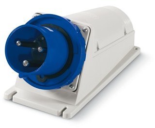 ДКС DIS245M6393 Вилка настенная IP67 63А 2P+E 250В