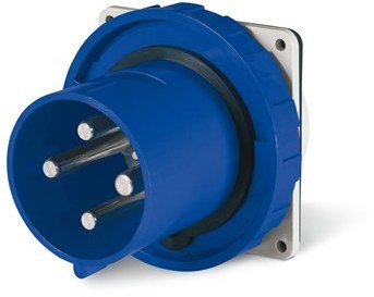 ДКС DIS2466393 Вилка панельная прямая IP67 63А 2P+E 250В