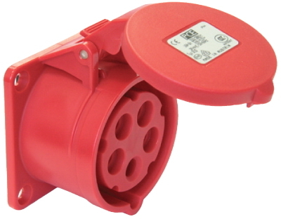 ДКС DISF040324 Розетка скрытой установки IP44 32A 3P+E 400V