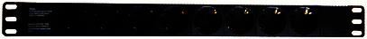ДКС R519SH8 БРП 19" 16A Вых: 8хSchuko, Вх: Schuko 2м