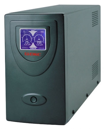 ДКС INFOLCD2000SI Линейно-интерактивный ИБП, Info, 2000VA/1200W, 2xIEC C13, 2xSchuko, USB + RJ45, LCD, 4x9Aч